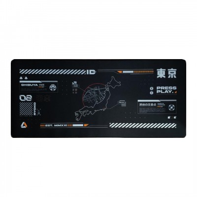 Press Play Shibuya Deskmat - Black